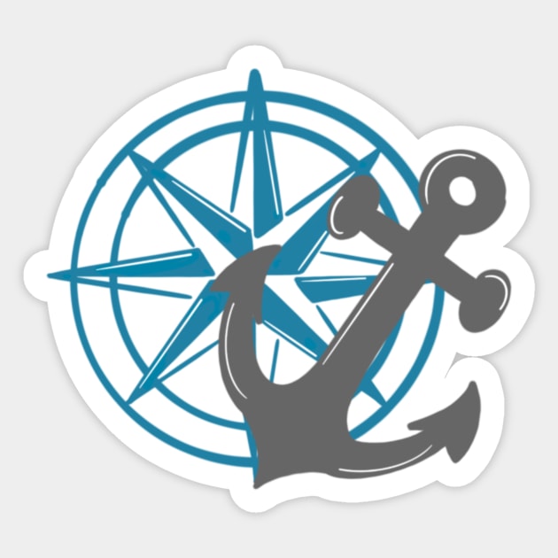 The Vacation Navigation Logo Sticker by MagicalMouseDesign